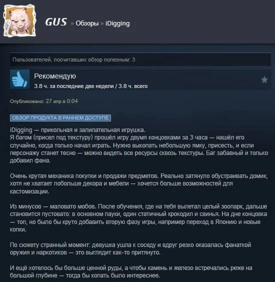 Steam Review